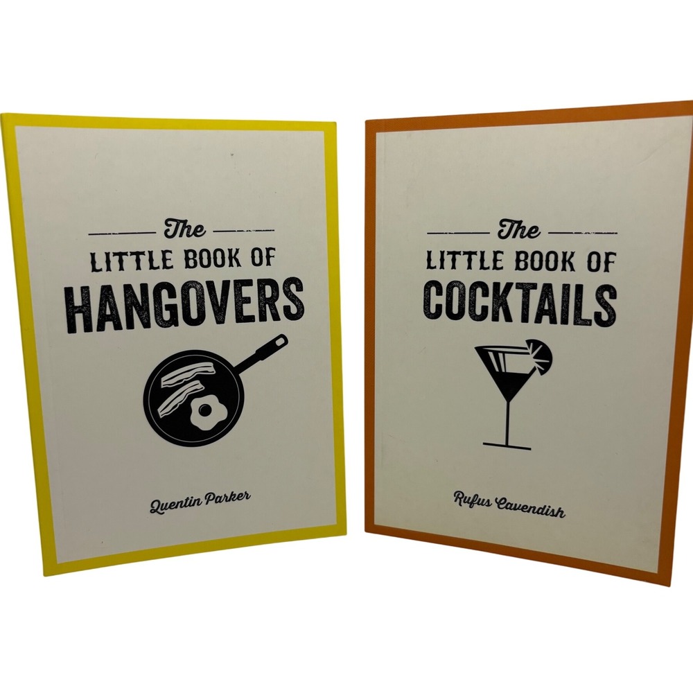 The Little Book of Cocktails and The Little Book of Hangovers Set 21st Birthday